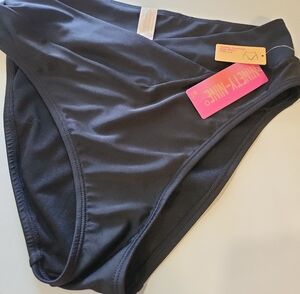 Ninety High-Rise Black Women’s Swim Bottom